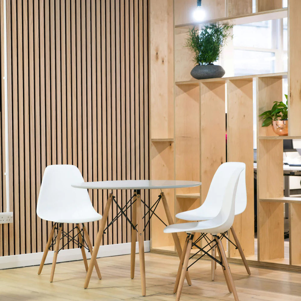 Akustikpaneele BRVN Studio | Natürliche Eiche - Schwarzer Filz