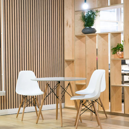 Akustikpaneele BRVN Studio | Natürliche Eiche - Schwarzer Filz