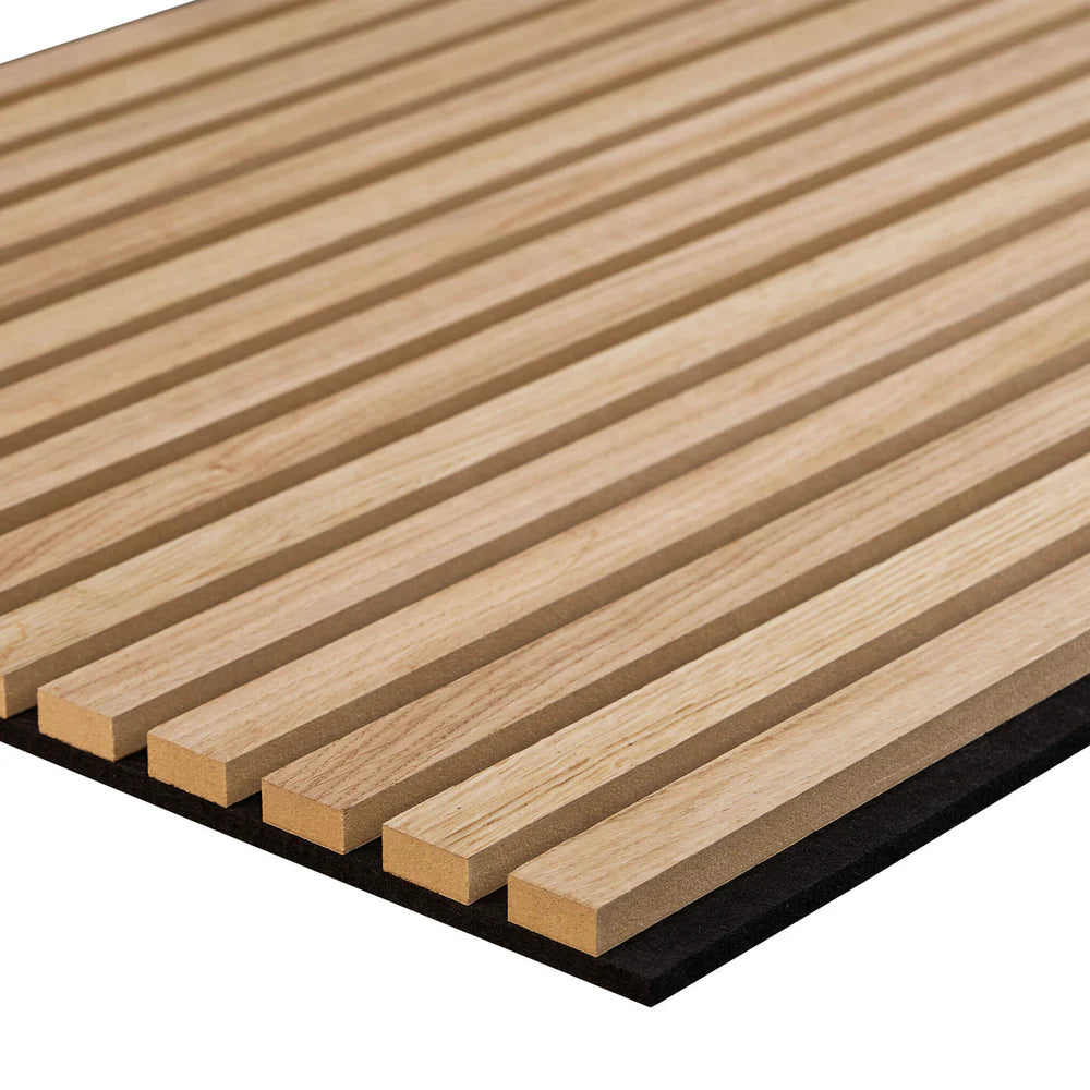 Akustikpaneele BRVN Studio | Natürliche Eiche - Schwarzer Filz