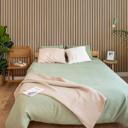 Akustikpaneele BRVN Studio | Natürliche Eiche - Schwarzer Filz