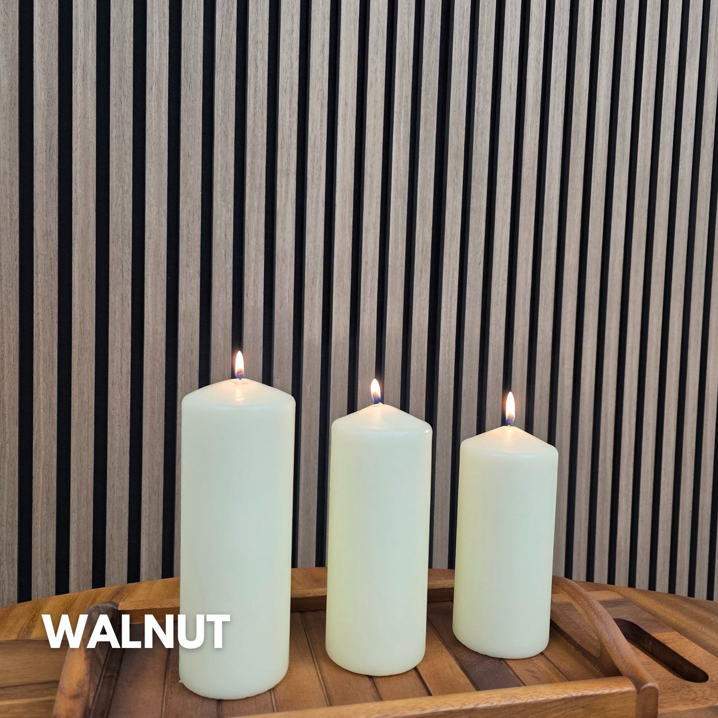 Premium Akustik-Lamellenwandpaneel (Mehrere Farben)